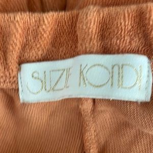 Suzie Kondi Orange Flared Terrycloth Pants XL